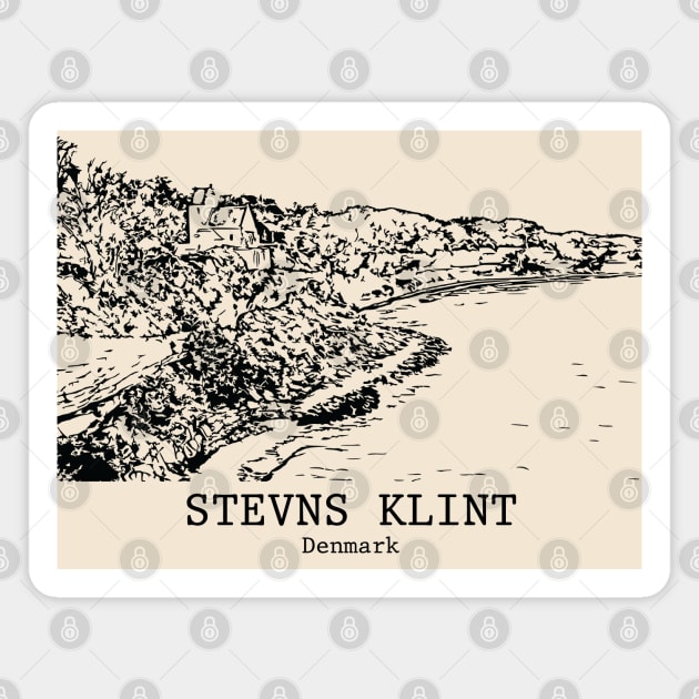 Stevns Klint - Denmark Magnet by Lakeric